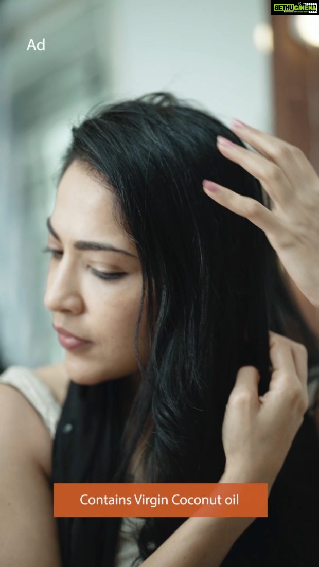 Ramya Subramanian Instagram - #Ad Losing touch with nature due to today's hectic lifestlyle made me experience some terrible hair damage and hairfall. But my sweet mother provided me with the perfect natural remedy — 100% Ayurvedic Indlulekha Bringha Oil. Applying it 3 times a week for over 4 months has helped stop my hair fall completely. And I can't believe that I've even experienced the growth of 'New hair'. I protect my hair and #StayRootedWithIndulekha. Now its your turn! Paid Partnership with @indulekha_care #Indulekha #ayurvedalifestyle #hairtransformation #hairgrowthjourney #haircareroutine #hairgoals #naturalhaircare #haircare #ayurvedaeveryday #holisticliving #hairgrowth