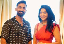 Ramya Subramanian Instagram - Big energy last evening meeting the very cool and down to earth @dk00019 !! 😄🙋🏻‍♀️ An extremely selfless player peaking in his career and yet so simple is a hard to believe combo …. And now I can confidently tell you , it’s all true !!! 💯♥️👍🏻😊. Keep making us proud DK 🫶🏻💯🔥👏🏻🙌🏻! 📸- @sinty_boy