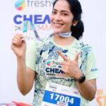 Ramya Subramanian Instagram - It challenged me, it changed me 🏃🏽‍♀️ Kick started my first ever marathon experience today morning ….☺️🥹♥️🙏🏻🥰…. what a beautiful feeling to finish the 10k run in 54 minutes and being the 4th woman to get to the finish line ♥️💯🙋🏻‍♀️🙈. This was an unexplored territory so far and I was so frightened and excited standing on the start line . Forever grateful to my co runners / volunteers and officers who kept cheering for me and encouraging me to push through every time I decided to pause 🏃‍♂️🏃🏻‍♀️. What a beautiful start to 2023 🫶🏻🙏🏻😇😀 #fcm2023 #myfirstmarathon #runningmemories #finishlinefeels #marathonrace #marathonrun #chennairunners #chennaimarathon