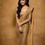 Ramya Subramanian Instagram - Big Day ⭐️…. Glitzy Outfit ✨….Glammed up with an amazing team ♥️☺️ 📸 - @elevateproductions.in Costume - @tashithreads Makeup - @whatawink @samanthajagan Hairdo - @sharmilahairstylist