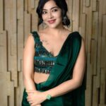 Ramya Subramanian Instagram – Lately , things feels very #AnniManchiSakunamule !😊✨🤍

For – #AMSPreReleaseEvent 
👗 – @aphrodites_drape 🥻
💄 💇🏻‍♀️- @maneasalon
📸- @theartist.india Hydrabad