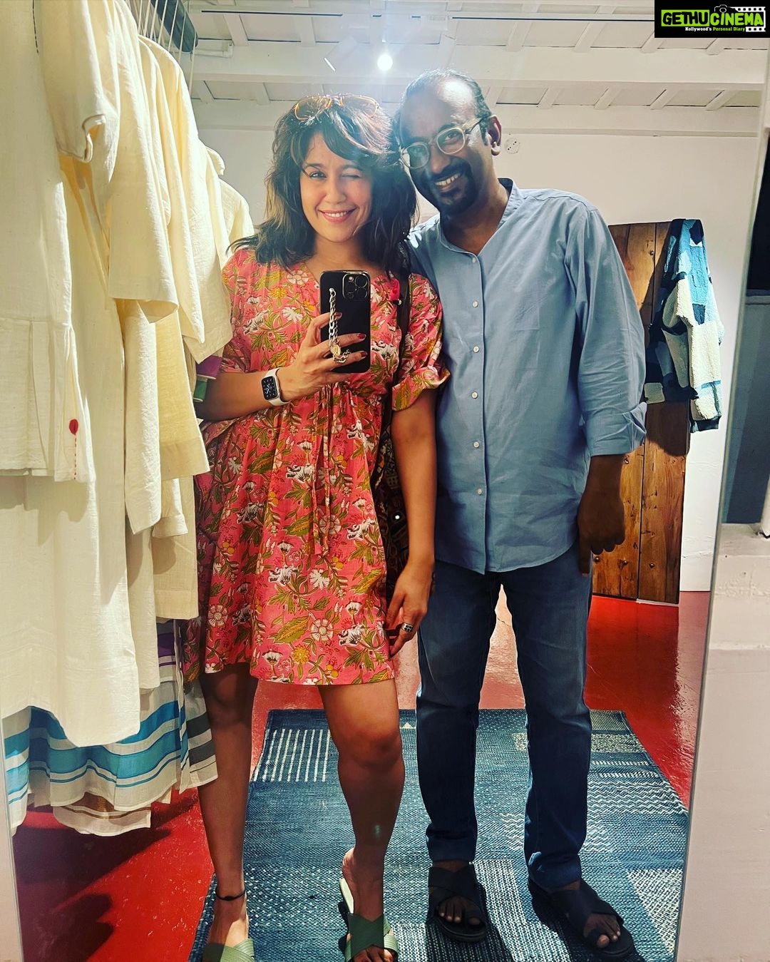 Ranjini Haridas Instagram - From being my mentor way back in 2000 for Miss Kerala when I first met him to now running his own concept design space @onezeroeight.stl by @savetheloomstore at fort cochin .. @menonpr you sure have stuck to your guns in the most authentic way possible and im super proud of you. It was an absolute pleasure to have experienced this aesthetically curated space celebrating Indian artisans ,our design community and handmade garments in all its glory .Truly in track with your vision of encouraging and building the fashion design community in kerala . More power to you .❤️ #savetheloom #kerala #khadi #handloom #sustainablefashion #organic #breathable #design #conceptstore #fortcochin #heritage #artisans #fabric #designers #kerala #fashioncommunity