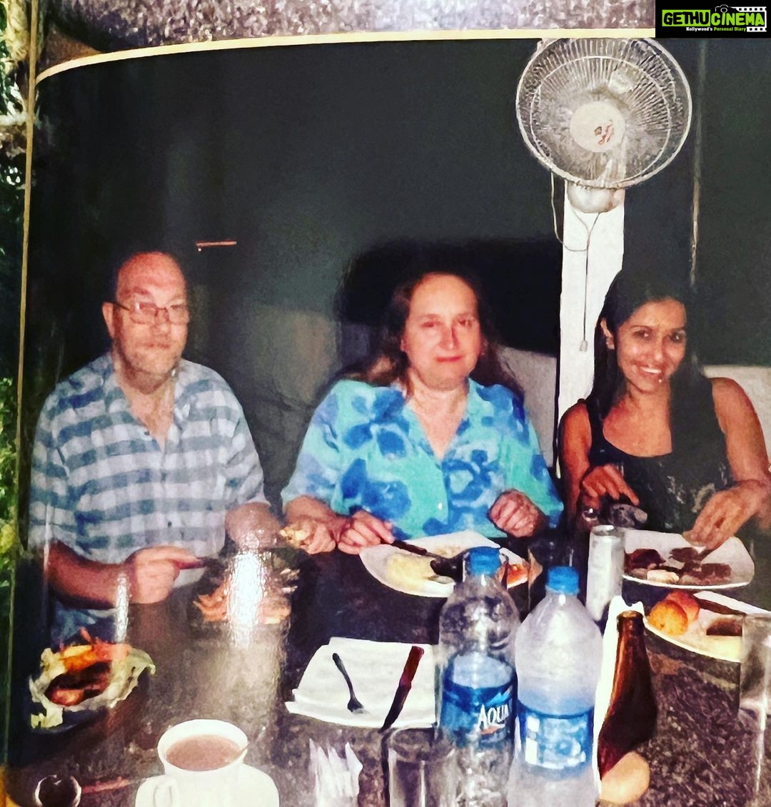 Ranjini Haridas Instagram - Geoff and June ..then and Now !!! time sure does fly but everything else felt exactly the same and that I guess is the beauty of some bonds . #travelbackintime #nostalgia #memories #17years #unitedkingdom #lowestoft #17yearslater #ranjiniharidas