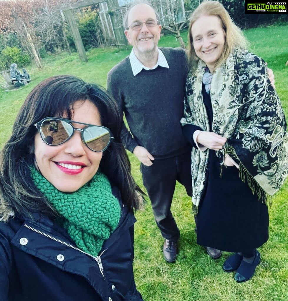 Ranjini Haridas Instagram - Geoff and June ..then and Now !!! time sure does fly but everything else felt exactly the same and that I guess is the beauty of some bonds . #travelbackintime #nostalgia #memories #17years #unitedkingdom #lowestoft #17yearslater #ranjiniharidas