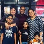 Ranjini Haridas Instagram - Was super fun catching up with my old friend and school mate Allen and his family over dinner last night !❤️ #fromschooltonow #goodolddays #timesuredoesfly #choiceschool