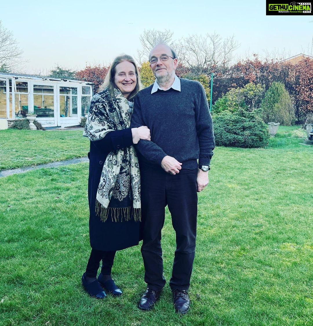 Ranjini Haridas Instagram - Geoff and June ..then and Now !!! time sure does fly but everything else felt exactly the same and that I guess is the beauty of some bonds . #travelbackintime #nostalgia #memories #17years #unitedkingdom #lowestoft #17yearslater #ranjiniharidas