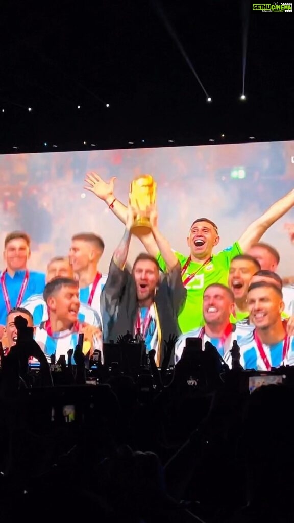 Ranjini Haridas Instagram - Argentina takes it home !!! Whatte match ..kudos France !!! #fifaworldcup #argenrinavsfrance #winnertakesitall #vamosargentina #dubaj #budxfanfestivalzone #dubaiharbour