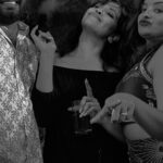 Ranjini Haridas Instagram - There are friends, there is family and then there are friends that become family !!!❤️ And then we party hard .😂 Thanks @karthik_000 for these lovely clicks ..❤️ #weddingnightshenanigans @sreepriyan @iambreezegeorge @sharathpulimood #Mytribe #celebration #party #dance #friendslikefamily #myvibe #happiehippie #happypeople #allsmiles #wedding #brothergothitched #dancingthenightaway #friendship #friendshipgoals #weddingdiaries #madness #happiness #loveisintheair