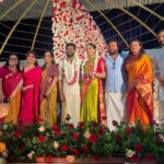Ranjini Haridas Instagram - Another brother bites the bullet !!!😛 Congratulation you guys ..can’t believe all my little brothers are getting hitched one by one ..I wish you @sreenath.sivasankaran and @s_ashwathy_s all the happiness in the world.Huggs and kisses to the newlyweds !!!❤️ @sreepriyan @iambreezegeorge @haridassujatha #SreenathWedsAswathy #allbrosdown #wedding #kerala #family #maangalyam #newbeginning #weddingseason #saree #traditions #pattusaree #keralatraditional #southindianattire #reelitfeelit #reels