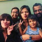 Ranjini Haridas Instagram - Dubai fam ❤️ @ranjith_me @savvymenon