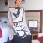 Ranjini Haridas Instagram - Event ready !!!😬 #itsshowtime HMU @jaanmonidasofficial Outfit : Upcycled old Saree #gettingready #reelsinstagram #hairandmakeup #emceelife #paidtotalk