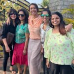 Ranjini Haridas Instagram - Sometimes an angel ,sometimes a hell raiser but always strong, powerful and beautiful..that just about sums up my choice of girl friends.And boy do I have a bunch of those around me !!! @madsie29 @yogawithsuu @ranjinijose @ranjanimarti @tribemama_marykali @ladyvalayil #bootcampbabes #mykindawomen #mytribe