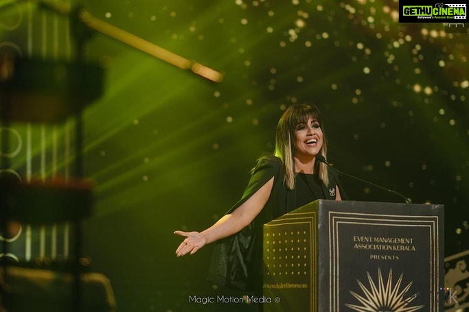 Ranjini Haridas Instagram - Was an absolute honour to present the @emaksilentheroes award Night 2023 @grandhyattkochi. Thank you for the opportunity team @emak.kerala .You guys did a wonderful job as always . Just wanted to also say a big thank you to all the event managers,agencies ,media houses and clients over the last 26 odd years who gave and still continue to give me the opportunity to be onstage doing what I love to do best .š Thank you ! ā¤ļøšš #emak #eema #events #kerala #eventsandsolutions #emceelife #paidtotalk #workislife #presenter #allblack #lovemyjob #silentheroes #gratitude #blessed #happiestonstage #myworld #happiehippie #paidtotalk #26yearsofhosting