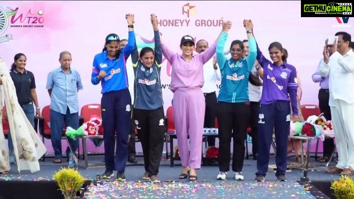 Rashmi Gautam Instagram - “Relive the magic of the 2nd edition of ACA Honey Group WT20 with this exciting audio-visual experience! From jaw-dropping performances to thrilling matches, this tournament was a celebration of the sheer talent and passion of women cricketers. Watch the highlights and soak in every thrilling moment of the games that kept us all on the edge of our seats. Get ready to be inspired and captivated by these incredible athletes #cricketlovers #cricketfans #bcci #AndhraPradesh #andhrapradesh #manacricketandhra #gogirls #womencricket #andhra #andhracricketassociation #rashmigautam #bcciwomen #gogirlgo #cricketandhra #andhracricket #cricket #rayalaseemaqueens #bezawadablazers #vizagdolphins #vizianagaramroyals#NorthZoneAcademy#femalecricket Andhra cricket academy-vizianagaram