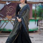 Rashmi Gautam Instagram – Outfit by @varahi_couture 
Jewellery @aditi_collection 
P.c @ravi_cross_clickx 

#rashmigautam #indianwear #summerstyles #easybreezy #black #mirrorworkblouse #custommade