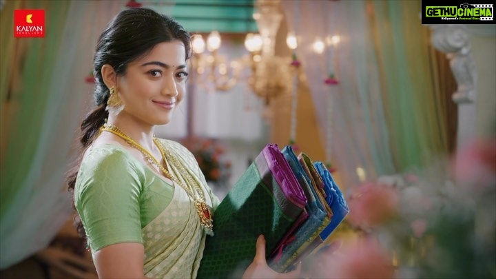 Rashmika Mandanna Instagram - For many such moments of love and bonds of a lifetime🥰🥺 Experience the magic of Muhurat, the exquisite wedding jewellery collection from @kalyanjewellers_official, and celebrate life’s precious moments with elegance and grace. #KalyanJewellers #MuhuratCollection #WeddingJewellery #CherishEveryMoment #partnership