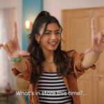 Rashmika Mandanna Instagram - New year, new drama? 🥲 With @agodaindia’s handy app you can easily book holidays that keep everyoneeeee happy 🤍🌸 Download the app or visit agoda.com to find our latest deals on hotels, flights, and local activities ✈️☀️🏖️