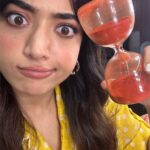Rashmika Mandanna Instagram - Ordered a burger and got an hourglass…. @mcdonalds_india what does this mean? 🤔👀 #Partnership