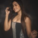 Rashmika Mandanna Instagram - This is what I wore for #BollywoodHungama awards.. was it ok? 🐒🖤🤍 @davidkoma @davidkomalondon