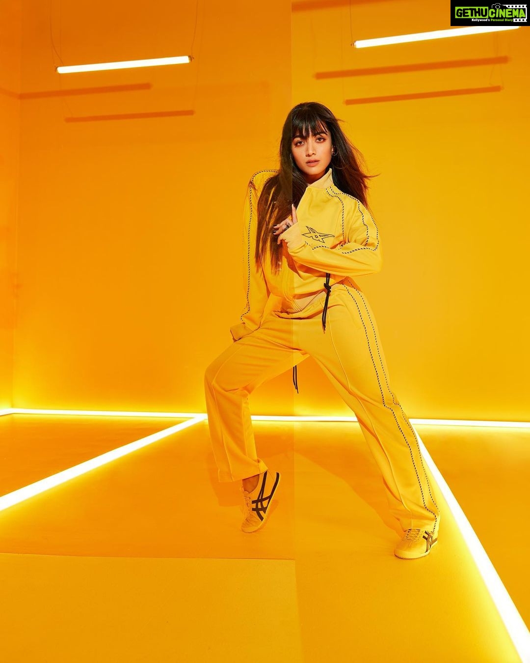 Rashmika Mandanna Instagram - Veryyy excited to introduce Onitsuka Tiger’s Spring-Summer ’23 collection! Loveeed getting to play dress up in these 🫶🏻🥺 Also I love how this collection is inspired by Japanese Minimalism and combines fashion with sports 🤍🌸 Which one do you guys like more? @onitsukatigerindia @onitsukatigerofficial #OnitsukaTiger #OnitsukaTigerSS23 #onitsukatigerofficial #partnership