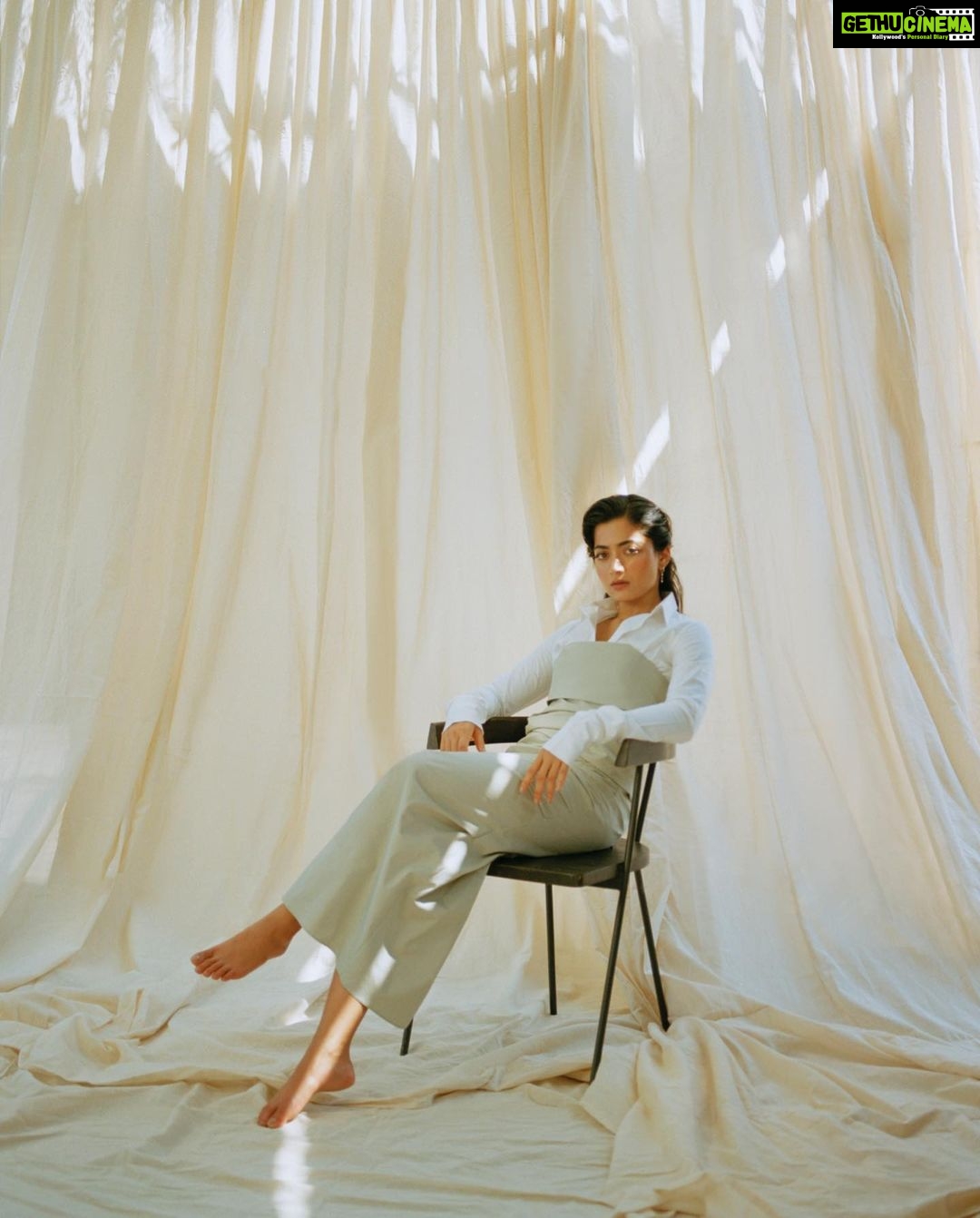 Rashmika Mandanna Instagram - Harpers bazaar 🤍