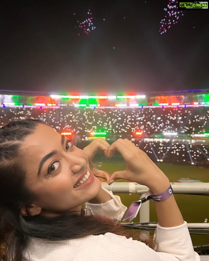 Rashmika Mandanna Instagram - Still not over this 🥺🥰 #IPL23 🔥❤️ Thank you so so much everyone for making this happen ❤️
