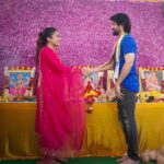 Rashmika Mandanna Instagram - Guys today I had a Pooja ceremony for my next.. #VNRTrio and it’s my #RM21.. 🐒🙈 @chiranjeevikonidela sir and some of my favourite people @hanurpudi , @buchibabusana_official, @director.bobby & @dongopichand came to the Pooja to show us their support.. 🤍 Our gang is coming to you again with some crazy, fun, new and exciting stuff.. so I hope we have your blessings and love.. ❤️❤️ @VenkyKudumula @actor_nithiin @gvprakash @mythriofficial