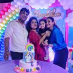 Rati Pandey Instagram – My  little princess turns 3 this year…Wishing you all the happiness and love you deserve my little brattyyyy..love you❤️💖 @yashikaprincesss 
.
.
#buakibeti #yashika #ratipandey #maalovesyou #happybirthday #mysukoon #patnabeats #familytime❤️ #blueaesthetic #unconditionallove💕 #2022