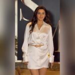 Rati Pandey Instagram - All white and bling . . #coctailparty #lastnight #ratipandey #instafashionista #funtimes #instapic