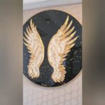 Rati Pandey Instagram - "A marvelous art piece"...what can be the perfect Diwali gift than this beautiful masterpiece of resin art... Thank you so much @resinartbyritesh and team for putting in so much of effort and hard work to customize this masterpiece for me...you guys are tremendously talented and creative.. now I can state that,these are my wings😊 #raisinart #freebird #mywings #reelkarofeelkaro❤ #ratipandey