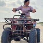 Raveena Daha Instagram – Picture-perfect, you don’t need no filter 🖤✨ 
#atvriding #ATV #beachbike