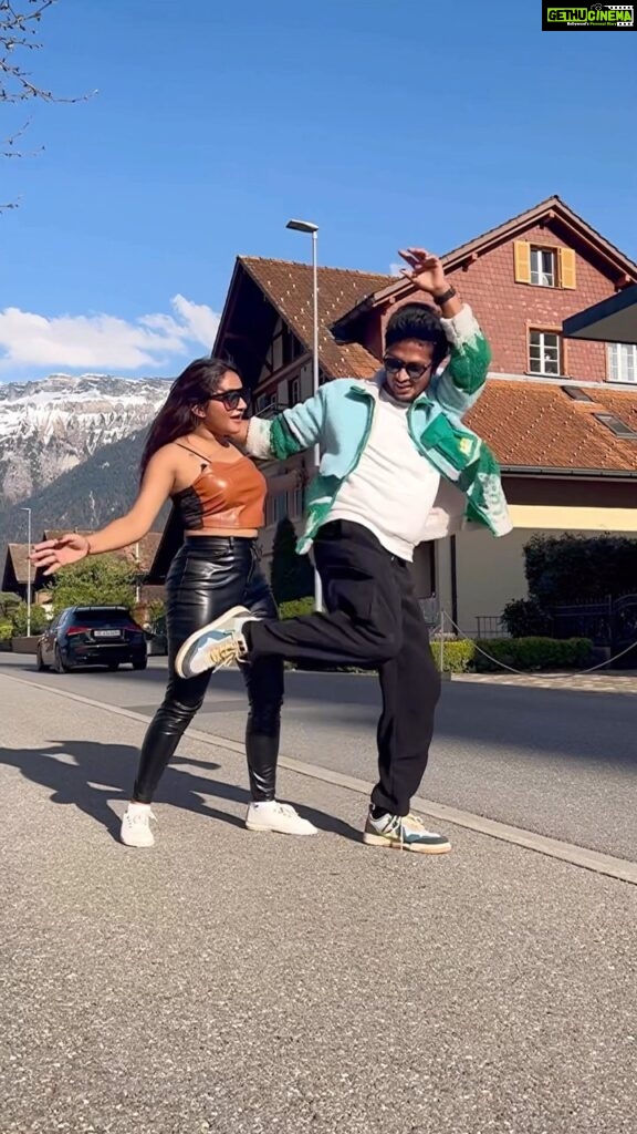 Raveena Daha Instagram - Reel from Switzerland 🤍