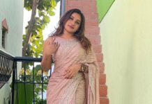Raveena Daha Instagram - 🌸 காதல் சொல்வது உதடுகள் அல்ல கண்கள் தான் தலைவா 🌸 📸 @yeah_me_1010 😘 #happytamilnewyear #photoshoot #raveena #raveenadha