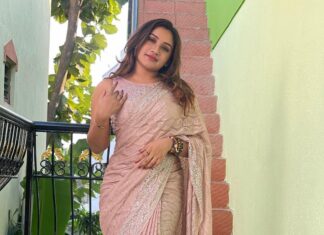 Raveena Daha Instagram - 🌸 காதல் சொல்வது உதடுகள் அல்ல கண்கள் தான் தலைவா 🌸 📸 @yeah_me_1010 😘 #happytamilnewyear #photoshoot #raveena #raveenadha