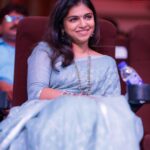 Raveena Ravi Instagram – In love with this saree💙 And Unforgettable day! #lovetoday #lovetoday100days ❤️ @onlynikil PC : @lokesh_photos 🙏🏻😄