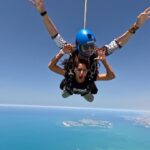 Reba Monica John Instagram - SKYDIVING-✅ When experiences teach you life lessons: To Trust and to let go ✨ For real, this adrenaline rush is unmatched. #mydubai #skydiving #adrenalinerush #unmatched #bucketlistadventures #bestexperienceever #palmdubai Skydive,dubai