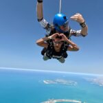 Reba Monica John Instagram - SKYDIVING-✅ When experiences teach you life lessons: To Trust and to let go ✨ For real, this adrenaline rush is unmatched. #mydubai #skydiving #adrenalinerush #unmatched #bucketlistadventures #bestexperienceever #palmdubai Skydive,dubai