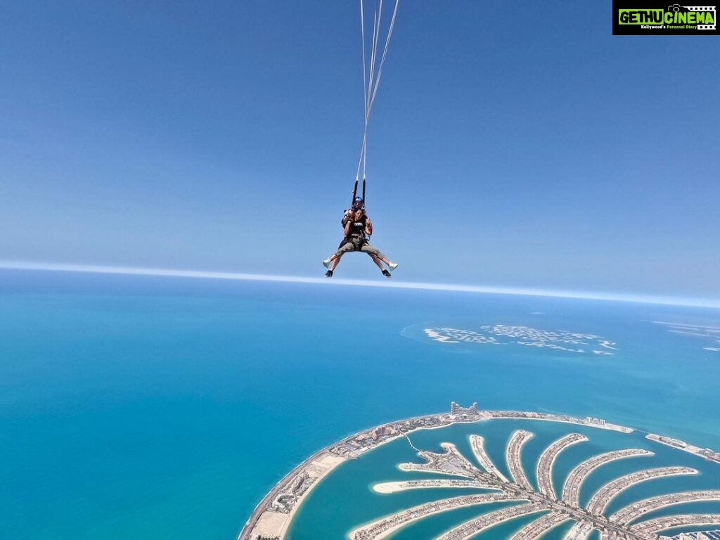 Reba Monica John Instagram - SKYDIVING-✅ When experiences teach you life lessons: To Trust and to let go ✨ For real, this adrenaline rush is unmatched. #mydubai #skydiving #adrenalinerush #unmatched #bucketlistadventures #bestexperienceever #palmdubai Skydive,dubai