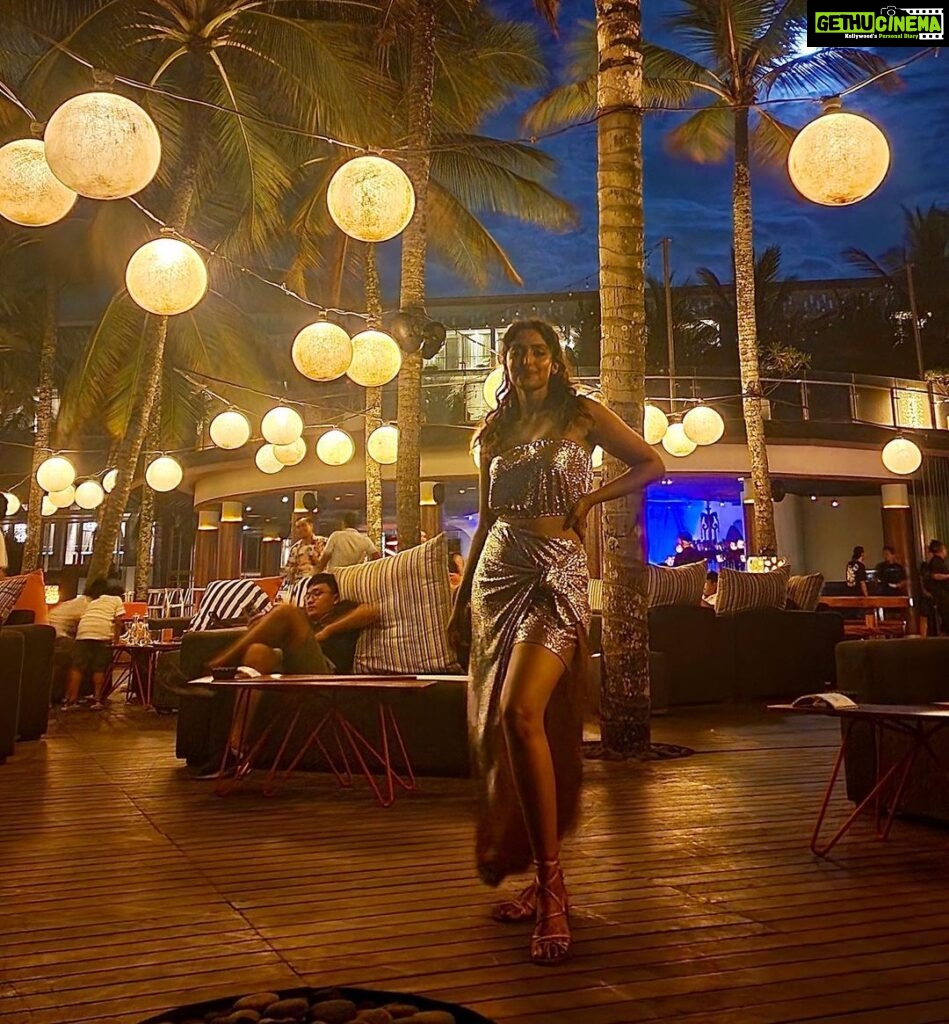 Reba Monica John Instagram - Literally bathed in dreamy Champagne gold ✨ #balilife #anniversarycelebration Bali, Indonesia