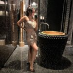 Reba Monica John Instagram – Literally bathed in dreamy Champagne gold ✨

#balilife #anniversarycelebration Bali, Indonesia