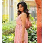 Reba Monica John Instagram - Pastel pink summer loveeee For Samajavaragamana 🌸💕 Hair @prakash_kasara MU : Me, myself and I. For classes, DM me 😆 #samajavaragamana #summervibes #telugudebut #May18 #pastelaesthetic #telugucinema #moviepromotions #savethedate