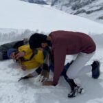 Reba Monica John Instagram - Had some special filmy moments in Switzerland 💕🥹 best time ever with the best tribe-Familia ✨ #europetravel #lifethroughthelens #swissmountains #breathtaking #wanderlust #jungfraujoch🇨🇭 Jungfrau - Switzerland