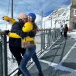 Reba Monica John Instagram - Had some special filmy moments in Switzerland 💕🥹 best time ever with the best tribe-Familia ✨ #europetravel #lifethroughthelens #swissmountains #breathtaking #wanderlust #jungfraujoch🇨🇭 Jungfrau - Switzerland