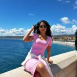 Reba Monica John Instagram - Oh what a NICEeee time in NICE 😍 In loveee with their breathtaking beaches and pretty streets filled with aesthetic cafés and stores! I mean, you see the color of the water? It’s ten times more stunning in real. Truly in awe Can’t wait to show you more ✨ Euro 23 #throughmyeyes #traveldiaries #europe #nice #france