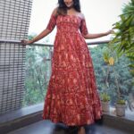 Reba Monica John Instagram - I got to live my Indian Cinderella moment in this dress, I swear 💕 Promoting my debut Telugu film Samajavaragamana which releases on 18th May ✨ see you soon in the theatres ?