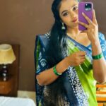 Rebecca Santhosh Instagram - Pooja 💕 . . . #kaliveeduonsuryatv