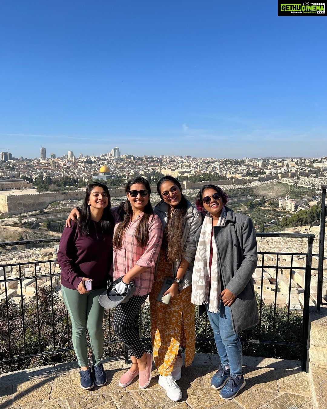 Rebecca Santhosh Instagram - Photo dump 🫶🏻 #israel The Holy City Jerusalem