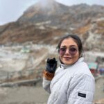 Rebecca Santhosh Instagram – Ice dump 🥶 Sikkim