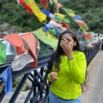 Rebecca Santhosh Instagram - Photo dump day 2 💚 . . @4846_santhosh . . Other side : @sreejithvijayanofficial Lachen, Sikkim