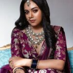 Rebecca Santhosh Instagram - A wedding dress is both an intimate and personal for a woman- it must reflect the personality and style of the bride . ✨ . . . Pure Banarasi lehanga. Dm @chamak_by_becca for more details . . . MUH :@blushingtone_by_veenavineeth Orenaments: @suhana_art_and_jewels Vc & pc : @jithuthampifm @travancoreads